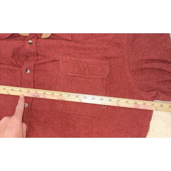 Legendary Whitetails Men's Flannel Casual Button-Down Shirt 4XL Cotton Solid - Picture 8 of 13